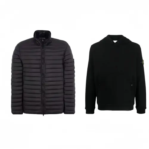 STONE ISLAND Casual Sportswear Unisex Black