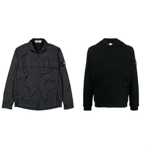 STONE ISLAND Casual Sportswear Unisex Black