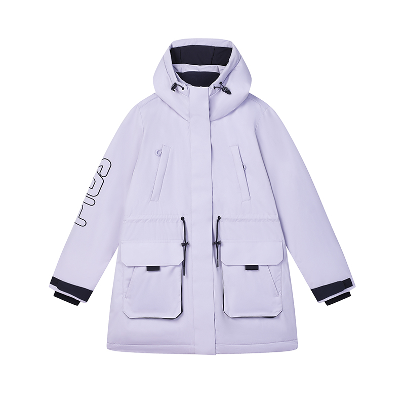 Женский пуховик Fila ORIGINALE Down (фиолетовый)