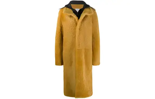 Bottega Veneta Coats Women's Yellow Hooded Moderate