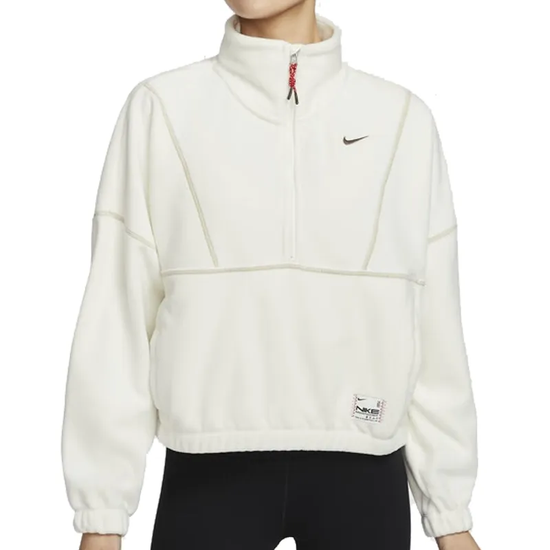 Nike Sweatshirts Women's White Stand Collar Moderate Other