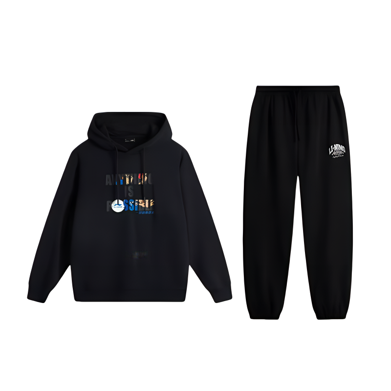 Li Ning Casual Sportswear Unisex Black