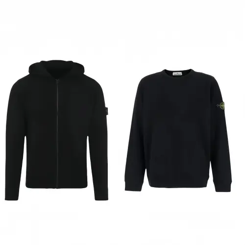 STONE ISLAND Casual Sportswear Unisex Black