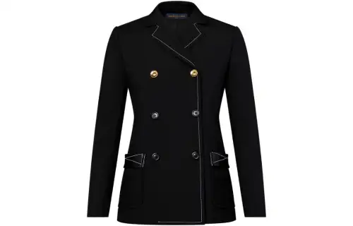 LOUIS VUITTON Business Suit Coat Women's Black
