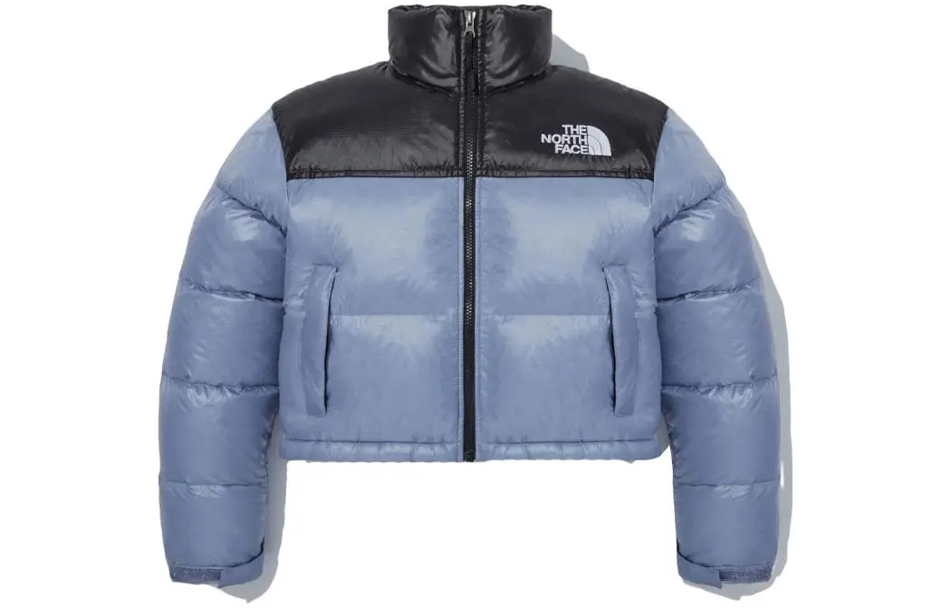 THE NORTH FACE Women's Nuptse Short Jacket Pastel Blue