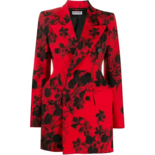 Balenciaga Hourglass Blazer 'Red'