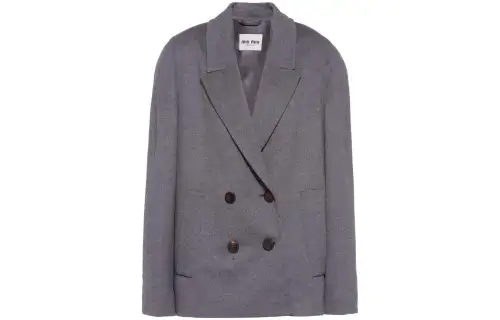 MIU MIU FW22 Business Suit Coat Women's Gray