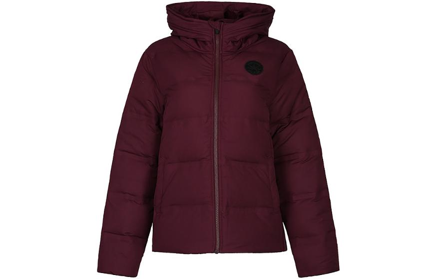 Женский пуховик Converse Down Jacket (бордовый)