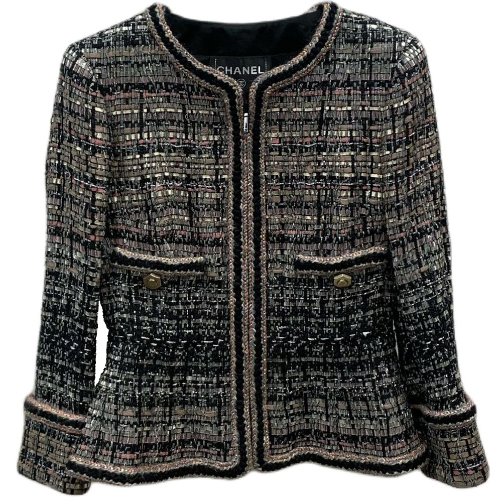 Женская куртка Chanel CHANEL (черная)