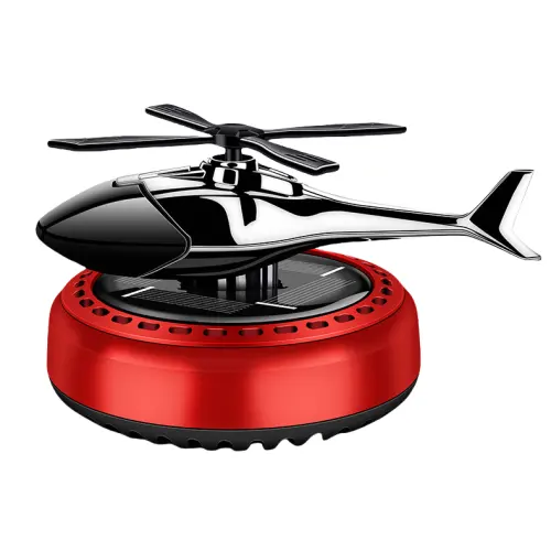 Rotating small helicopter solar-powered, airplane, perfume, universal aromatherapy