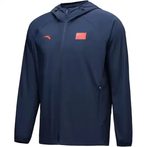 Anta Trench Coat Men's Midnight Blue