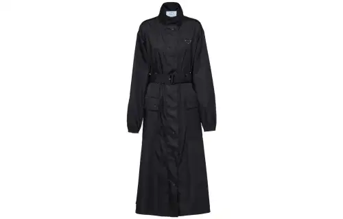 PRADA Re Nylon Logo print Raincoat