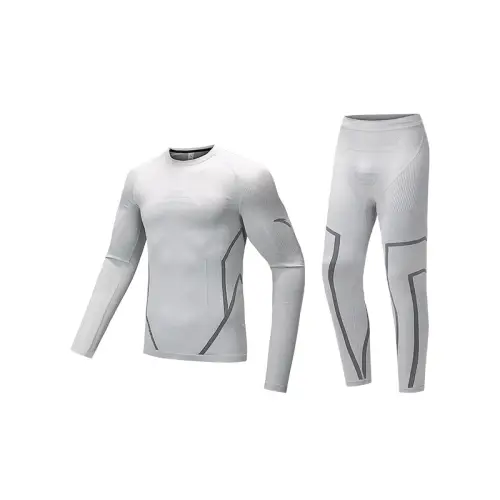 Anta Variety Training Collection Casual Sportswear Men's Ice Blue Gray/Basic Black