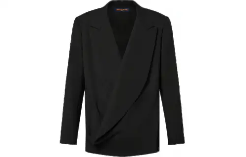 LOUIS VUITTON Business Suit Coat Women's Black
