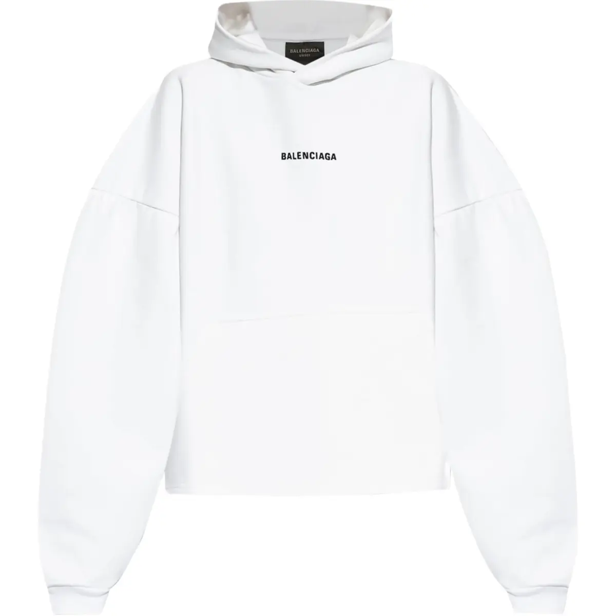 Balenciaga Logo Embroidered Hoodie