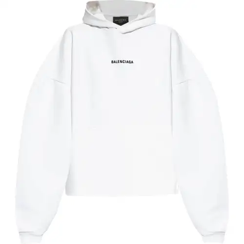Balenciaga Logo Embroidered Hoodie