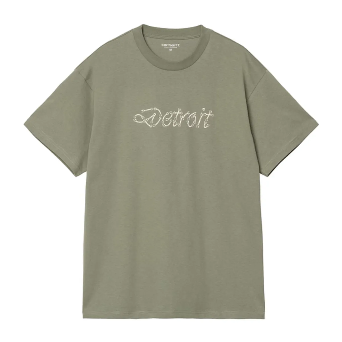 Carhartt WIP T-Shirts Men's Green Crew Neck Moderate