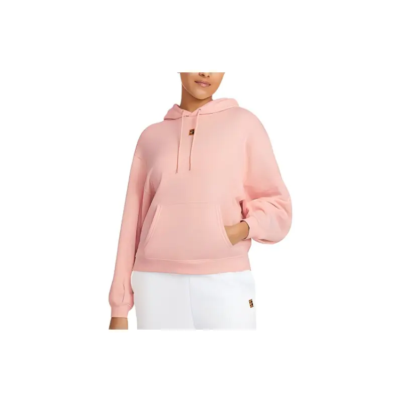 Nike Sweatshirts Women's Pink Hooded Moderate Regular