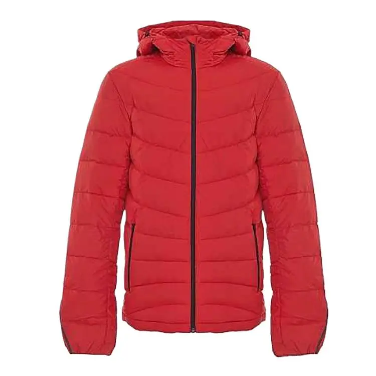 Adidas Down Jackets Women's Red Hooded Moderate Straight Fit