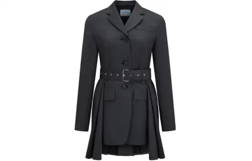PRADA FW21 Coat Women's Slate Gray