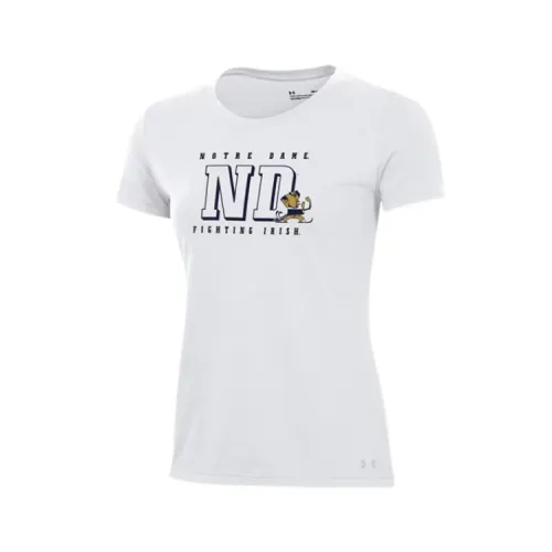 Under Armour Performance CottonCollegiate Regular T Shirt Women's White