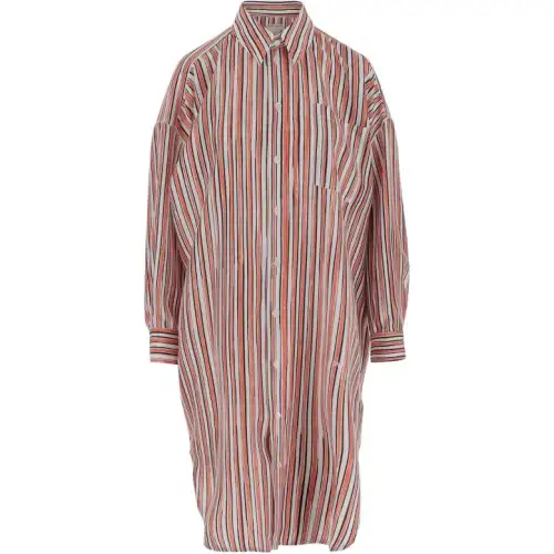 Bottega Veneta Striped Shirt Dress