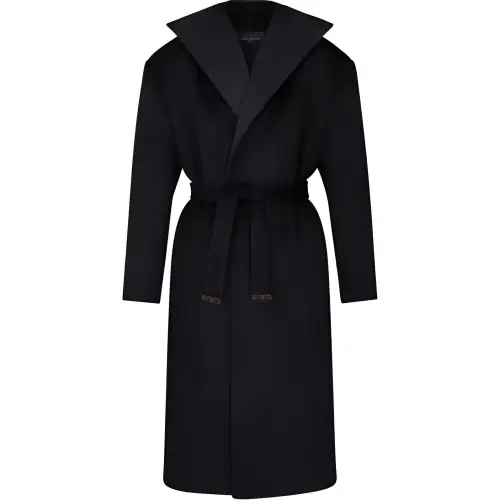 LOUIS VUITTON Coat Women's Black