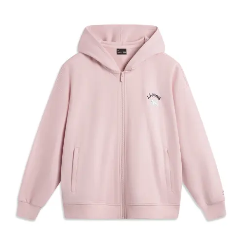 Li Ning Sports Life Collection Sweatshirt Women's Light Blush Pink