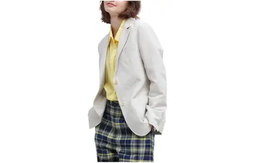 UNIQLO Business Suits Women's Beige Suit Collar Moderate Other