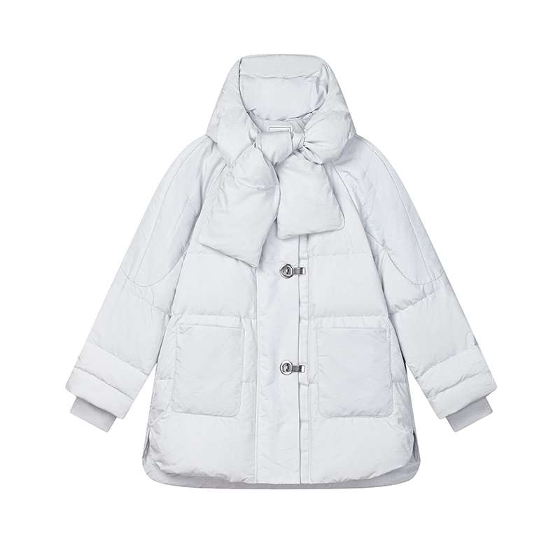 Женский пуховик Fila EMERALD (серый)
