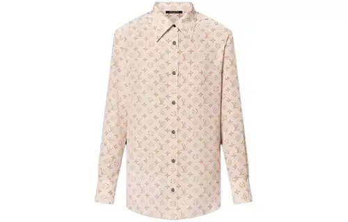 LOUIS VUITTON Monogram Silk Shirt