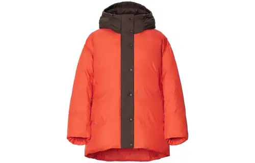 UNIQLO Down Jacket Women's Dark Orange