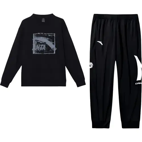Anta Sports Life Collection Casual Sportswear Men's Black