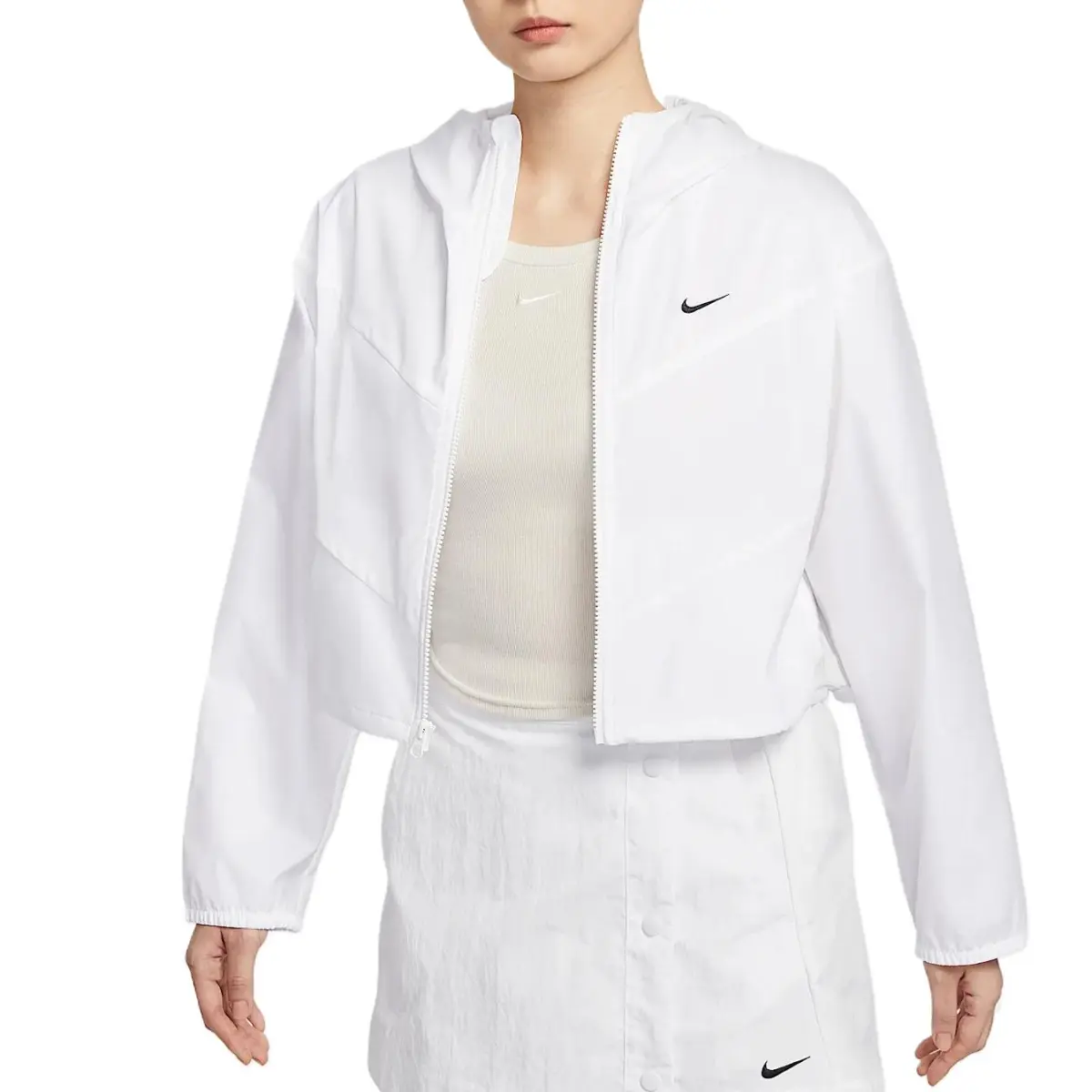 Nike Sportswear Swoosh Windrunner Jacket Women's White/White/Black