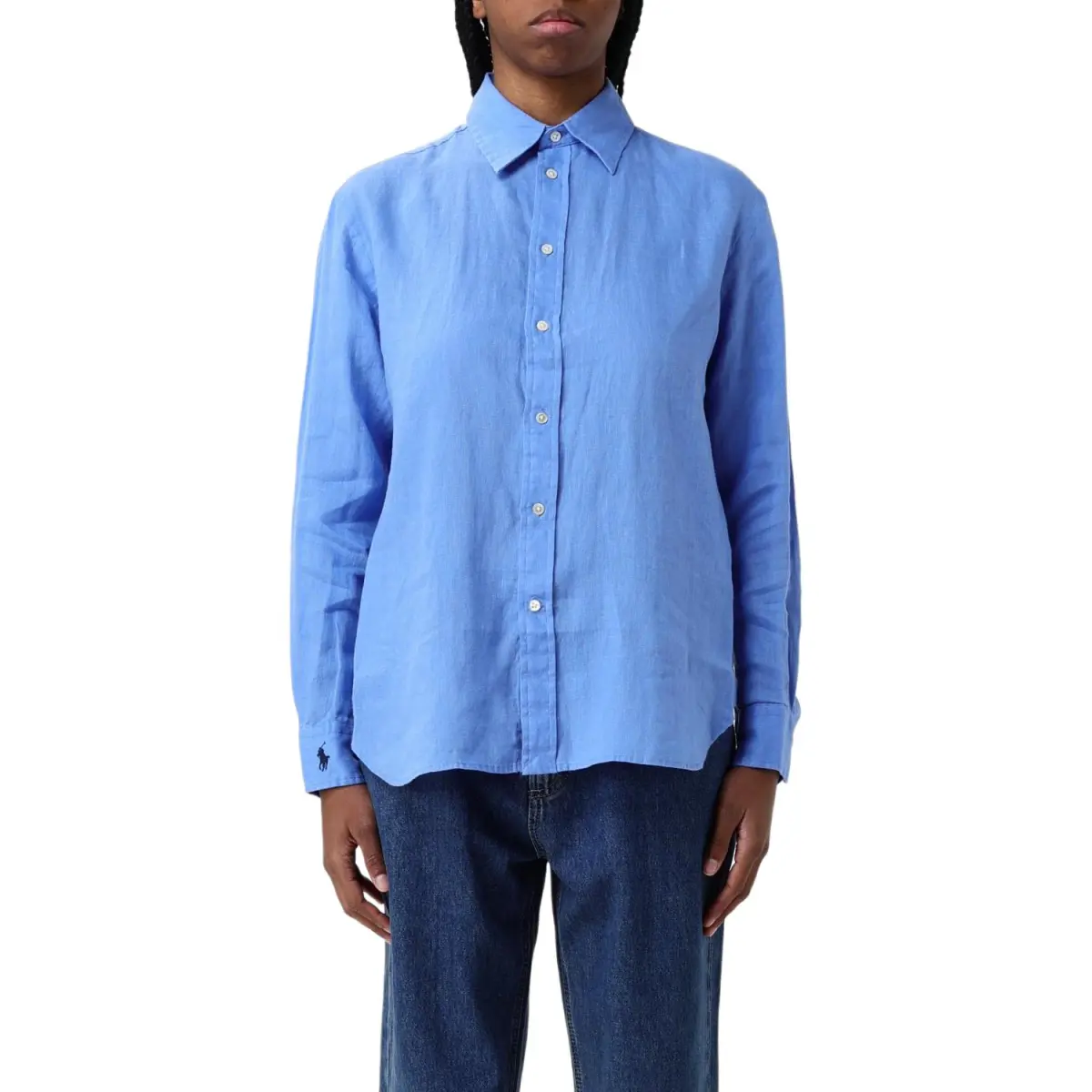 Polo Ralph Lauren Shirt Large Size Women's Blue