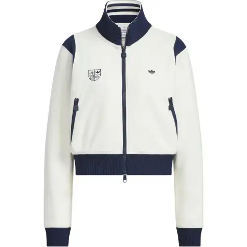 Adidas Originals RETRO TRACK TOP SPORTY CLUB Jackets & Coats Women's Jade White