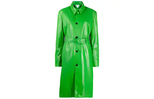 Bottega Veneta Coats Women's Green Lapel Moderate