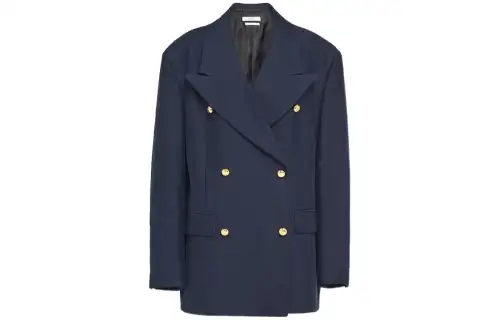 Prada double-breasted cotton blazer