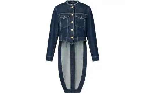 LOUIS VUITTON Denim Jacket Women's Blue
