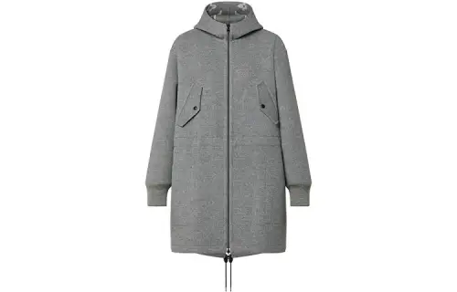 LOUIS VUITTON Parka Coat Women's Gray