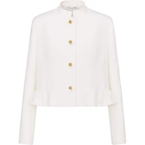 DIOR FW24 Business Suit Coat Women's Ecru