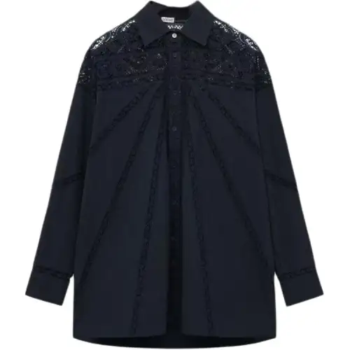 Loewe x Paula's Ibiza lace buttoned shirt