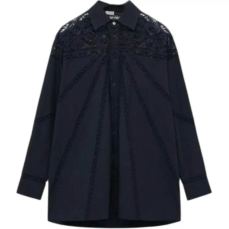 Loewe x Paula's Ibiza lace buttoned shirt