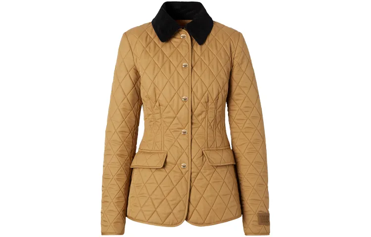Burberry Puffer Jacket Women's Camel