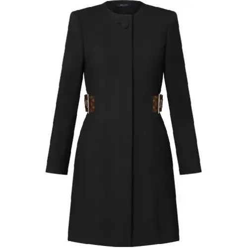 LOUIS VUITTON SS24 Coat Women's Black