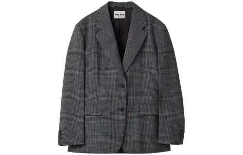 MIU MIU FW23 Business Suit Coat Women's Gray