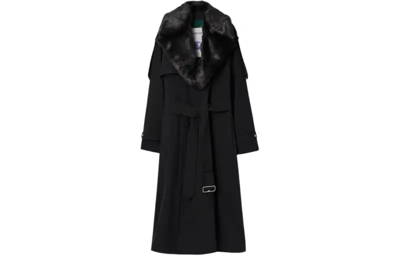 Burberry SS24 Trench Coat Women's Black