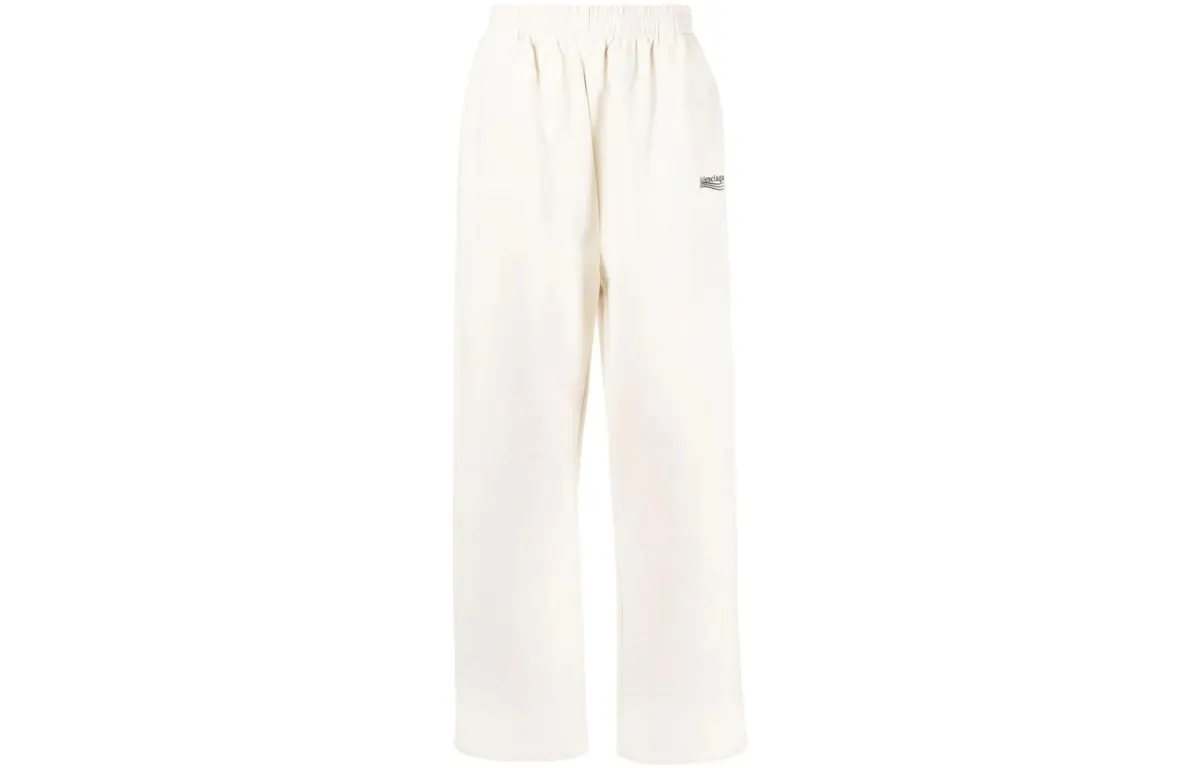 Balenciaga Full Length Pants Women's Beige