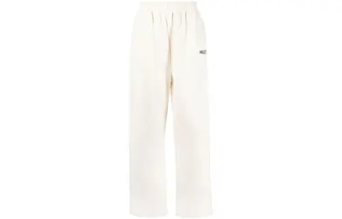 Balenciaga Full Length Pants Women's Beige