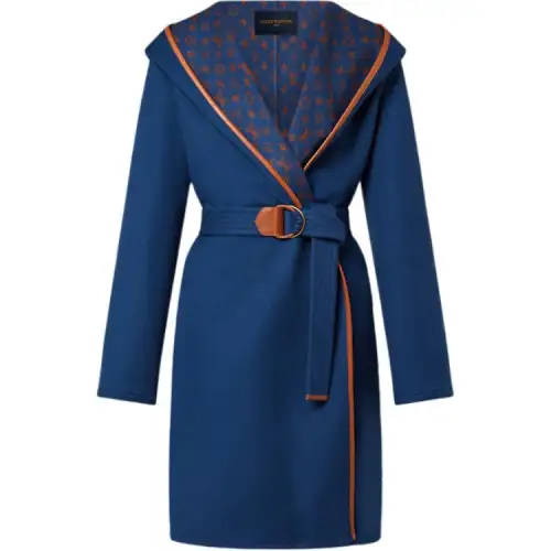 LOUIS VUITTON Coat Women's Blue